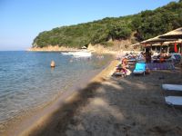 View of the Banana beach in Sithonia, Chalkidiki