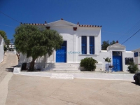 The building of the elementary school in Chora, built in the early 20th century