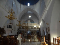 Το εσωτερικό της εκκλησίας της Παναγίας στη Χώρα της Φολεγάνδρου
