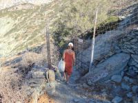 Cyclades - Folegandros - Path to Vorina - Goat Door