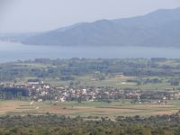 View of Kerkini Lake from high above