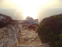 The church of Panagia Pantochara between the monastery of Zoodochou Pigis and Chora in Sikinos 