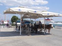 Argosaronikos - Spetses - Horse Coaches Terminal at Dapia