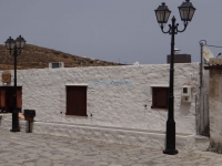 Voutsinou square in the lower entrance of Ano Syros