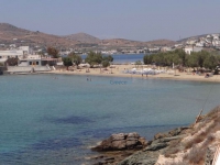 Angathopes beach in Posidonia, one of the most beautiful beaches in the island
